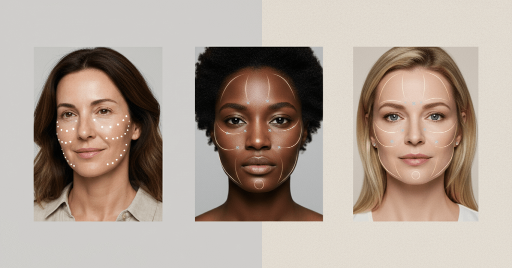 Zonas del rostro que se pueden tratar con ácido hialurónico, incluido el aumento de labios